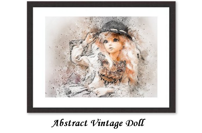 Abstract Vintage Doll